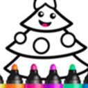 drawing christmas for kids draw color