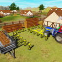 Tractors Parking 10 tractors parking